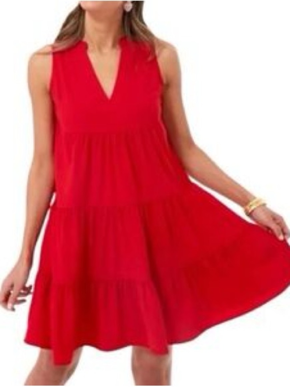 Tuckernuck Pomander Place Tiered Sleeveless Dress XS